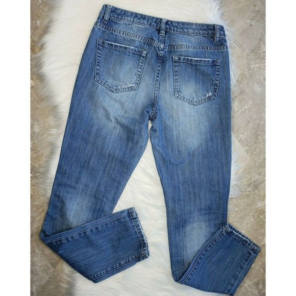 JOE FRESH Boyfriend Distressed Ripped Jeans Sz 25 - Picture 2 of 10